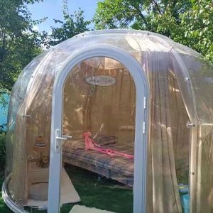 New Fast Installation Transparent Cabin Homes Prefab Sound Proof Dome Home