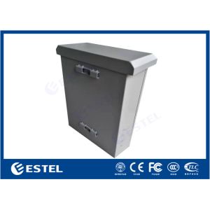 Rainproof Robust IP55 Outdoor Pole Mount Enclosure With Back Panel / Circuit