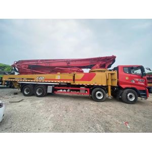 Affordable 60m Concrete Pump with High Productivity and Orange Color