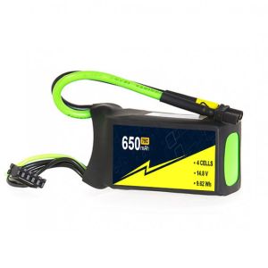Cheap 4s1P 14.8V 650mAh 75C Drone Lipo Battery With Overcharge Protection for sale