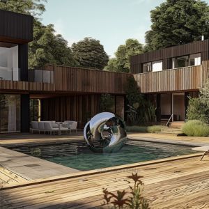 Cheap Interwoven Dreams Stainless Steel Mirror Sculpture for Yard and Public Park Decor for sale