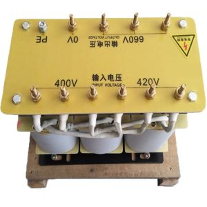 Three Phase Electric Sensor Transformer with Low and High Frequency Characterist