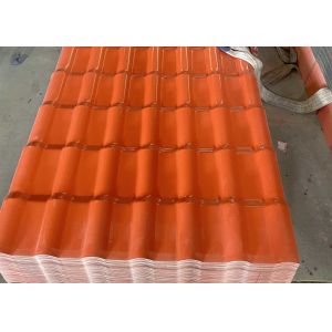 Color Lasting Synthetic Resin Roof Tile ASA Synthetic Weather Resistance