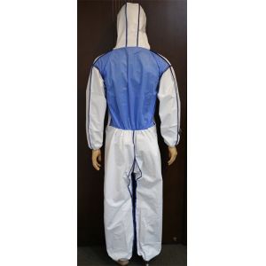Micro-Porous Disposable Coveralls Elastic Wrists and Ankles with Breathable SMS