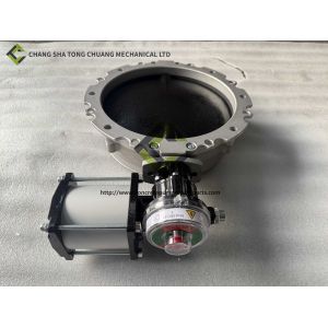 Single Flange Pneumatic Butterfly Valve For Mixing Station V1FS300GBN+CP101