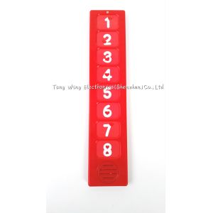 Educational Red 8 Button Baby Sound Books With Voice Recordable