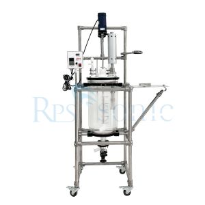 China Ultrasonic homogenizer mixing extraction processor with glass reaction vessel on sale