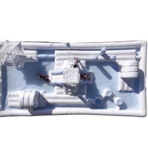 Shipping Way By Sea Kindergarten Water Slide Pool for Outdoor Inflatable