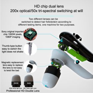 4 In 1 Hair Detection Laser Hair Growth Device Diode Laser Technology