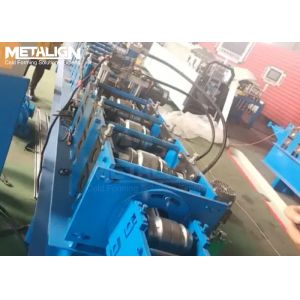 High Precision Roller Shutter Door Roll Forming Machine With Servo Feeder And