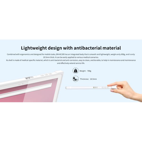 10 inch ODM/OEM Medical Rugged Tablet PC with 5G Capacitive Touch Screen Stylus and NFC