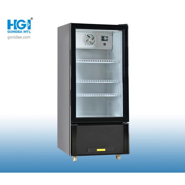 HGI Single Door Upright Showcase Cooler Commercial Upright Display Fridge 126