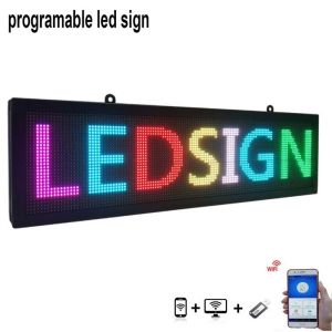 Outdoor 220V LED Scrolling Display Board P5 Led Sign For Car Back Window