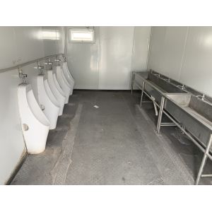 5 Toliet Flat Pack Containers With Wash Table Mirrow Clean Room Bathroom