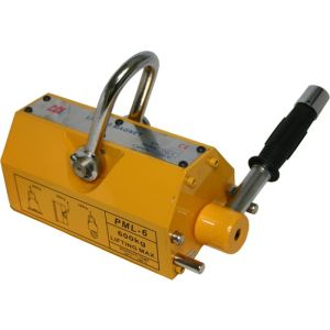 Manual Magnetic Lifter of Yellow Color with Safety Factory 2.5:1, Magnetic Steel