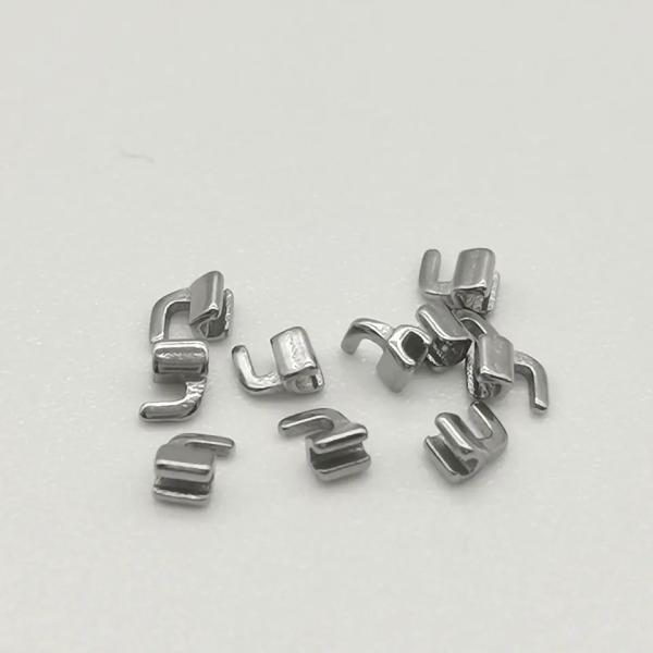 Class II Stainless Steel Dental Orthodontic Crimpable Hook 90 Degree Archwire Attachment with Crimping Feature