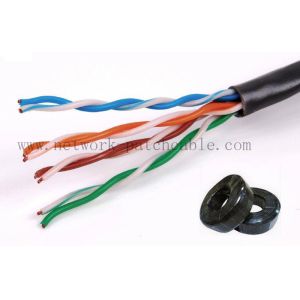 Fluke Test Passed 305m UTP Cat5e Lan Cable RoHS PVC Jacket Solid