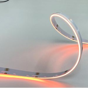 24V Rgb Cob Led Strip 378 Chips IP20 Light Sideview Premium Series