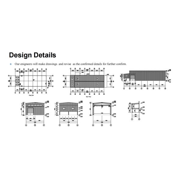 Hurricane Resist Prefabricated Steel Frame Building Metal Warehouse Hangar Office Worshop