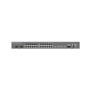 High-Performance Ruijie Switch With 24G+4X Ports PoE+ Support Industrial-Grade