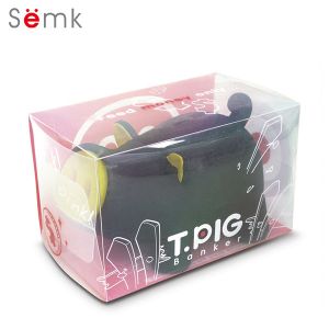 Vinyl Material Pig Piggy Bank 18.5×12×12.5cm ISO BSCI approved