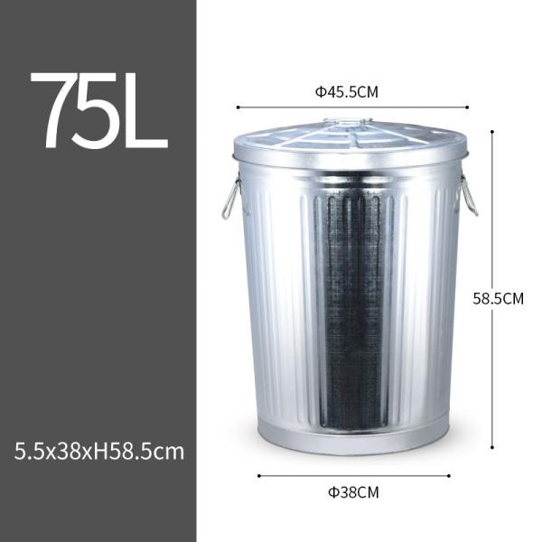 Large Super Large Outdoor Property Industry with Lid Litter Box Sanitation Outdoor Trash Can