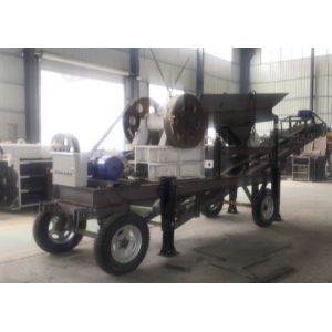 Small Diesel Engine Crusher PE 250*400 Jaw Crusher Driven By Diesel Engine And