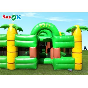 Big Funny Inflatable Sports Games Palm Tree Maze For Adults Kids Inflatable