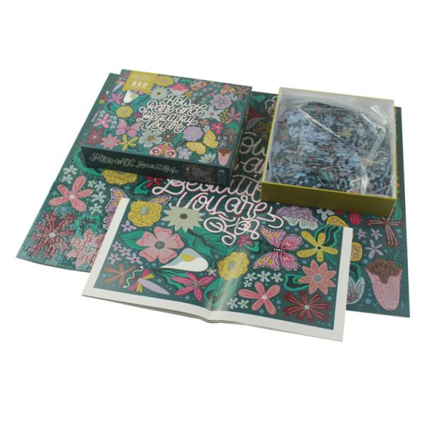 Thickened Paper Jigsaw Puzzle Cardboard Game Jigsaw 500pcs Paper Puzzle