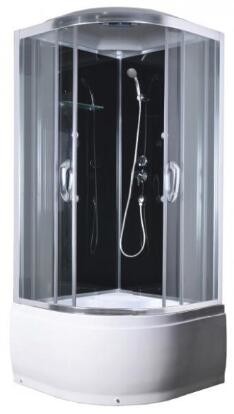 Waterproof Aluminium Shower Cubicles Modern Colors Shapes Easily DIY Installatio
