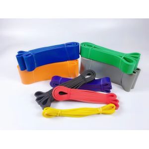 Cheap Sports Yoga Butt Strength Customized Latex Exercise Mini Resistance Fitness Loop Bands Set for sale