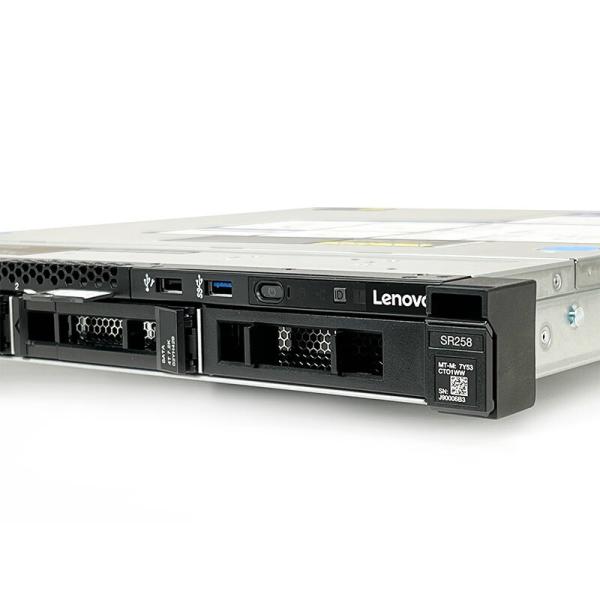 Lenovo Thinkserver SR258 Entry Level 1U Rack Server with Intel Xeon E2224 and