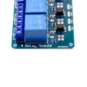 4 relay module with optocoupler, relay control panel with indicator light 12V