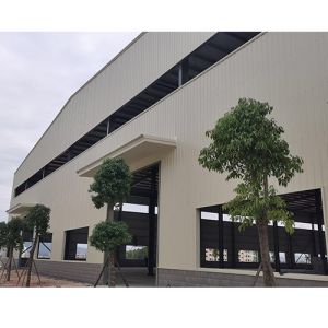 Economical Light Steel Frame Building , Prefabricated Steel Construction Factory