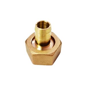 China 3/4 Inch GHT Thread Brass Water Hose Fittings With 13.5mm Barb on sale