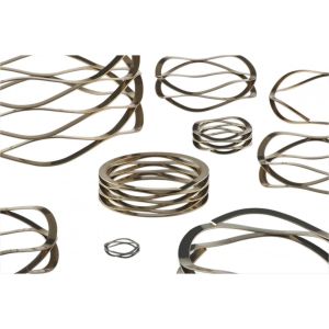 Multilayered Flat Wire Compression Spring Processing Stainless Steel Wave