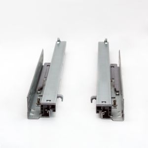 Full Extension Galvanized Steel Soft Close Furniture Drawer Slides 500mm