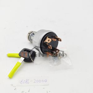 08086-20000 Ignition Start Switch With Key for PC200-7 PC350-7 PC400-8 OEM