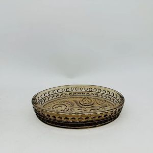 Sea Grass And Chili Round Shape Vintage Pattern Luxury Bath Accessories with