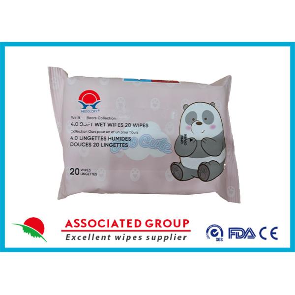 Quality 20Pcs Household Facial Wet Wipes For Adults Disposable Wet Tissue wholesale