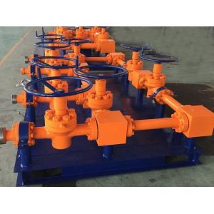 API 16C Wellhead Assembly Choke Manifold 15000Psi Manual / Hydraulic