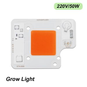 AC110V 50W LED Chip Pink ODM LED Module COB With Driver On Board