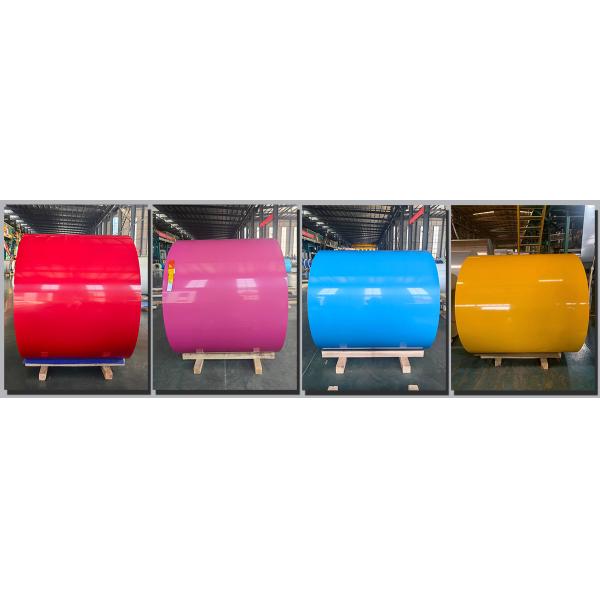 Color coated aluminum coil sample