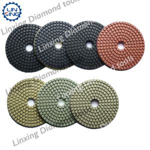 Flexible Diamond Polishing Pads for Marble Pad Type Buffing Pads Customization