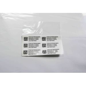 Die Cut Transparent Self Adhesive Tamper Evident Security Labels For Plastic