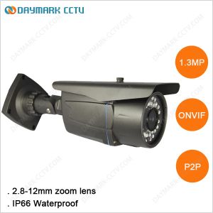 1.3mp HD CMOS IP Camera Low Lux 40m IR Range Dual Stream