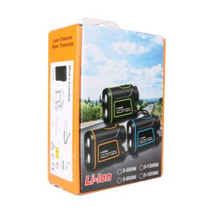 Portable 6X 25mm 5-600m Laser Range Finder Distance Meter Telescope for Golf,