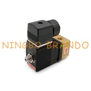 China AC110V DC24V 1/4'' 1/8'' Inch Thread 3 Way 6014 Brass Solenoid Valve on sale