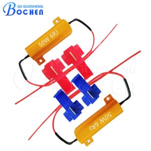 RX24 Gold Aluminum Housing Wirewound 50W 6R 50W 6Ohm 6R Car 50W6rj Led Load LED