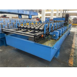Wire Electrode Tile Roll Forming Machine 11 Stations Cutting Structure 8m / Min